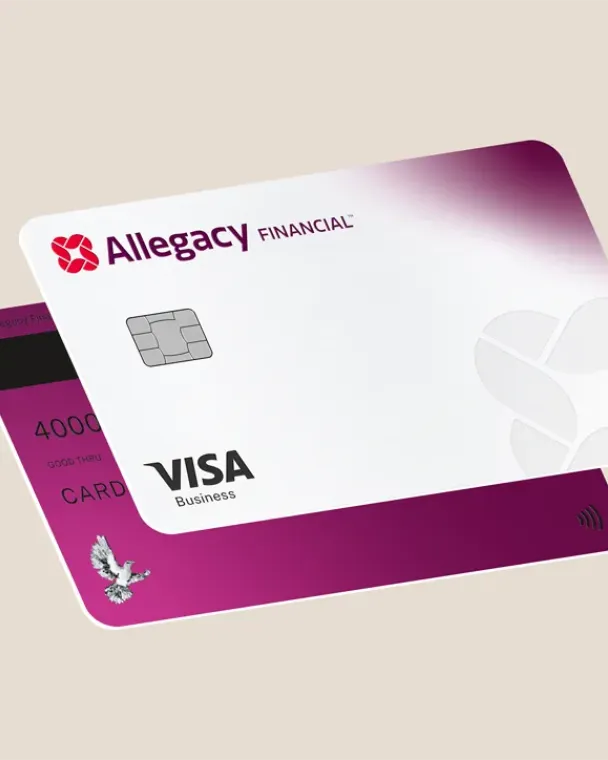 Allegacy Visa Business Rewards card