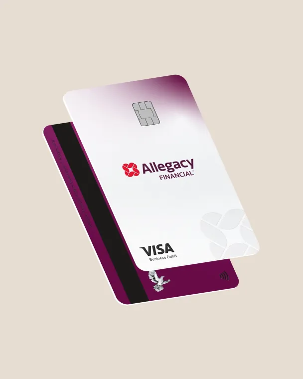 Allegacy Visa Business Debit Card