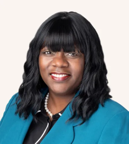 Headshot of a professional woman smiling